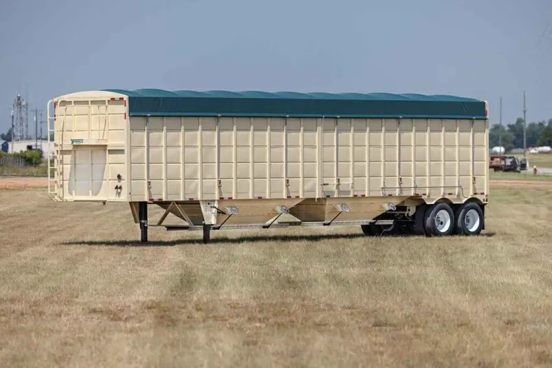Harrell Ag | Harvest Hopper | Length 45' Feet | Heavy-Duty Grain & Peanut Trailer | Horsepower 100+ Hp | For 100+ Hp Tractors & Semi Trucks 1