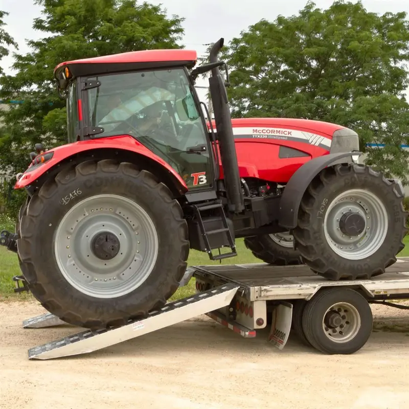 Heavy Duty Ramps 2 Bunk Load Leveler / 2 Ramp System | Model 23-18-096-02-02-Mll-2 | Size 8' L X 18" W | 23,500 Lb. Capacity | Horsepower 23 Hp | For 102" Step Deck Trailers With 18" Drop 1