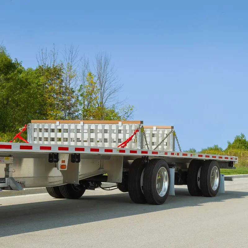 Heavy Duty Ramps 2 Bunk Load Leveler / 2 Ramp System | Model 23-20-096-02-02-Mll-2 | Size 8' L X 20" W | 23,500 Lb. Capacity | Horsepower 23 Hp | For 102" Step Deck Trailers With 20" Drop 2