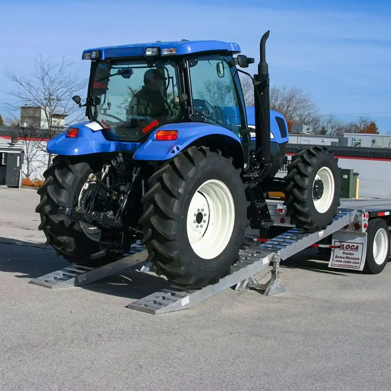 Heavy Duty Ramps 4 Bunk Load Leveler / 4 Ramp Master Kit | Model 20-16-192-02-02-Mll-4-Kit | 8' L X 16" W | 20,000 Lb. Capacity | Horsepower 23 Hp | For 16" Step Deck Trailers 1