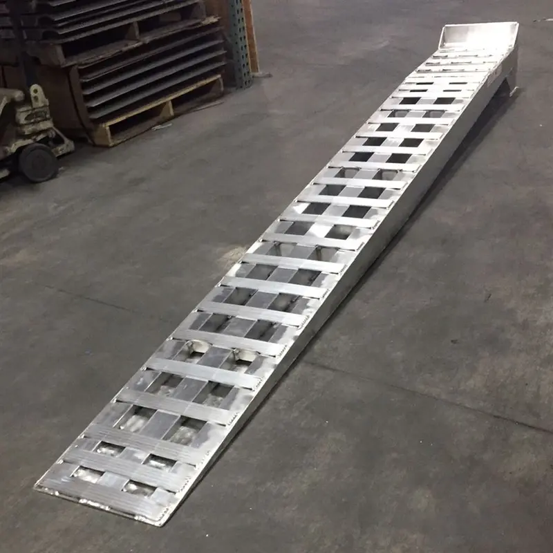 Heavy Duty Ramps Aluminum Low-Profile Semi-Truck Service Ramps | Model 15-15-137-Riser | Size 11.5' L X 15" W | 15,000 Lb. Per Axle | Horsepower 23 Hp | For -Trucks & Freightliner Cascadia 1