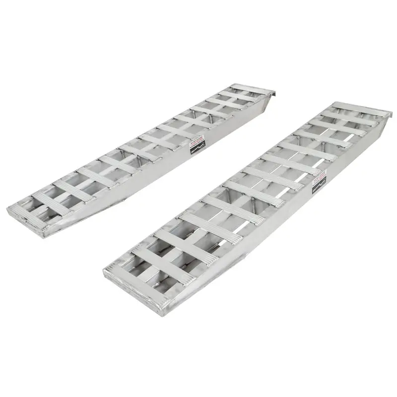 Heavy Duty Ramps Heavy Equipment Loading Ramps | Model 12-14-072-05-S | Size 6' L X 14" W | Capacity 12,000 Lb | 23 Hp | 0 To 25 Gpm | For Trailers, Skid Steers, Tractors & Loaders 1