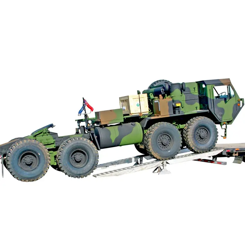 Heavy Duty Ramps Modular Step Deck Trailer Ramp System | Model 23-18-192-02-02M | 16' L X 18" W | Horsepower 23 Hp | 23,500 Lb. Weight Capacity | For Trailers, Loaders 1
