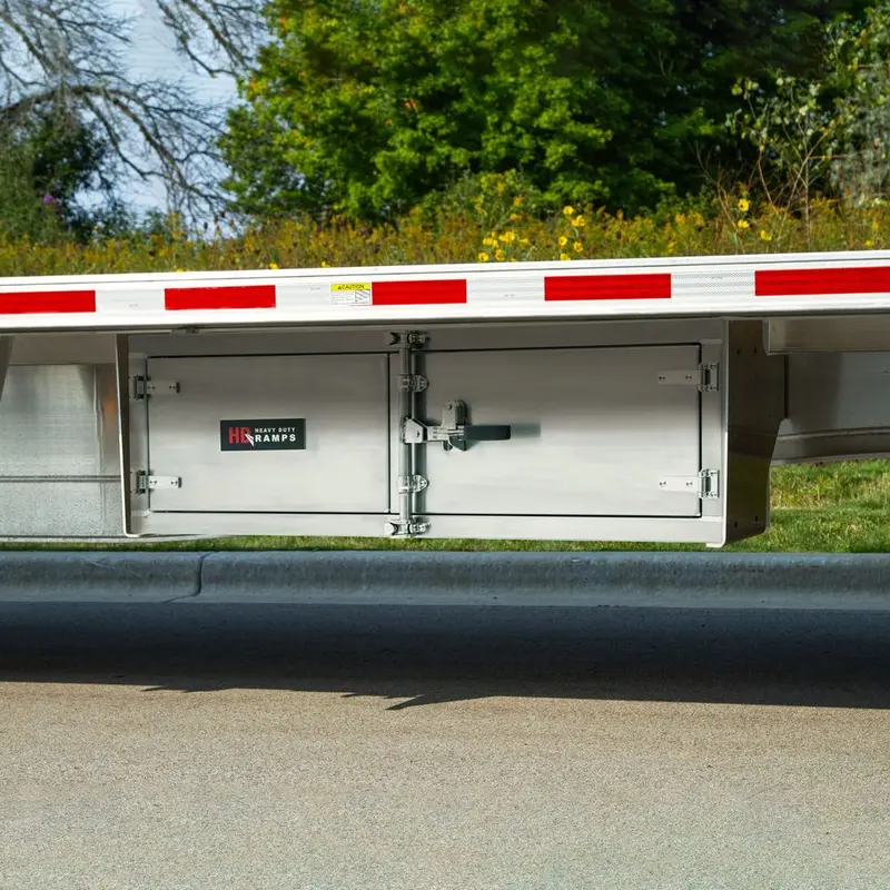 Heavy Duty Ramps Underbody Trailer Tool Cabinet | Model Tc-242460 | Size 60" W X 24" D X 24" H | Horsepower 23 Hp | For Flatbed, Step Deck & Dump Trailers 1