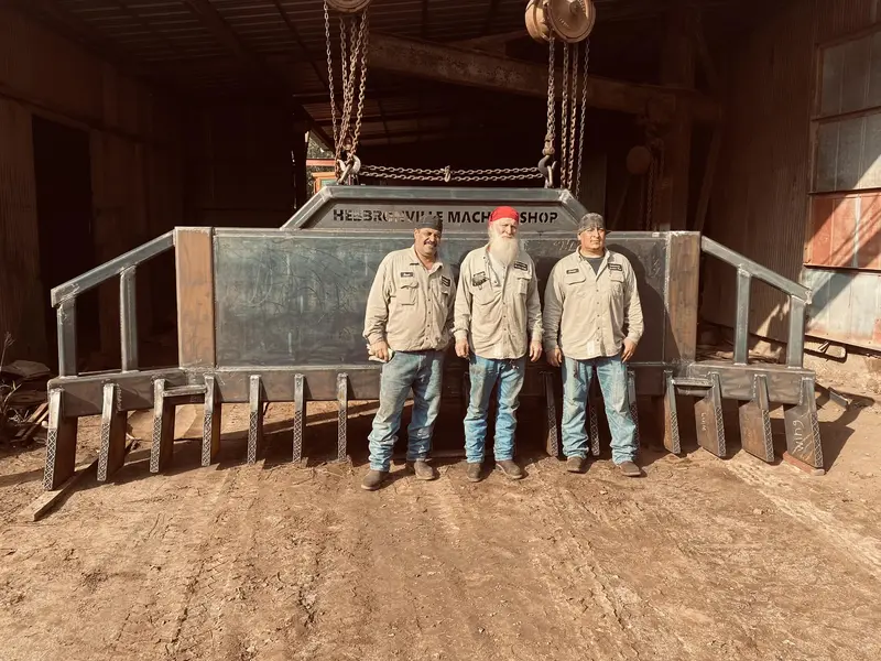 Hebbronville Machine Shop 8’ To 24’ Extra Heavy Duty C Frame Style Dozer Rake For Dozer 1