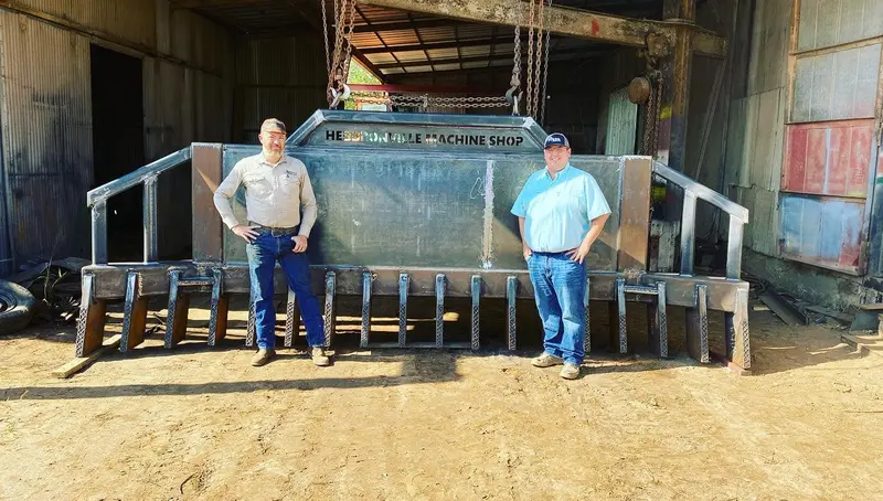 Hebbronville Machine Shop 8' To 24' Heavy Duty C Frame Style Dozer Rake For Dozer 1