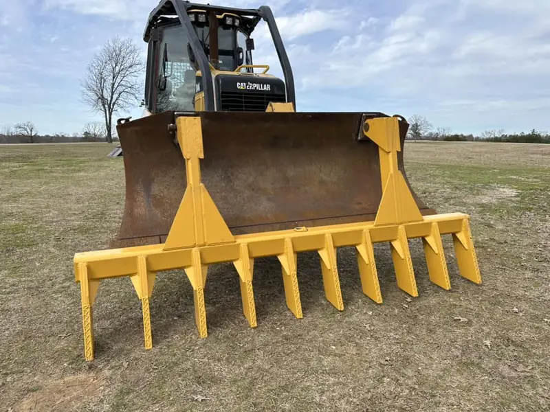 Hebbronville Machine Shop 8' To 24' Pin On Extra Heavy Duty Stacking Rake For Skid Steer 2