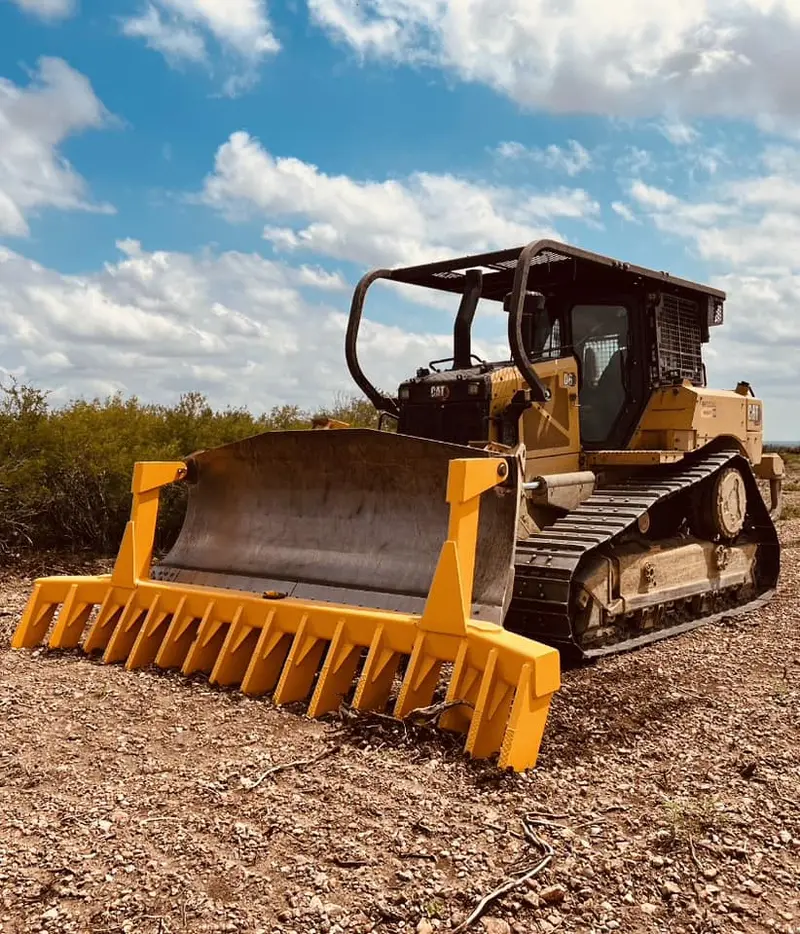 Hebbronville Machine Shop 8' To 24' Pin On Heavy Duty Stacking Rake For Skid Steer 1