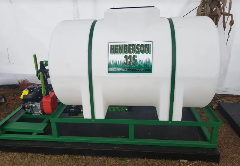 Henderson Hydroseeder 325 Gallon Tank | Model Hende325 | Width 56" | Length 85" | 5,500 Sq Ft Coverage | 20 To 100+ Hp | For Atv, Utv & Trucks 1