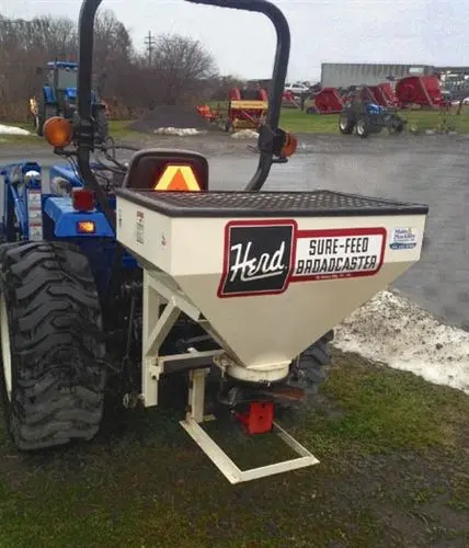 Herd Broadcast Seeder & Spreader | Model 550-3Pt | Spread Width 40' | Capacity 5 Bushels |  Horsepower 30-40 Hp | For Tractors 1