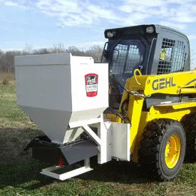 Herd Skid Steer Mounted Salt/Sand Spreader | Model 750Sss | Hopper Capacity 12 Cubic Ft | Hydraulic Flow Range 6-10 Gpm | For Skid Steers 1