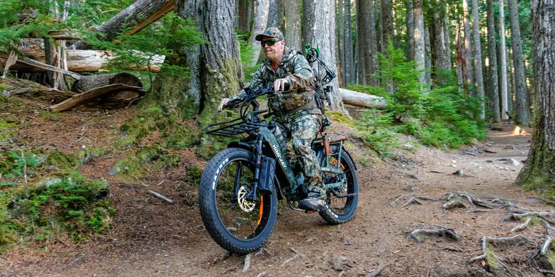 Himiway Electric Bike | Model D5 2.0 St (Step-Thru) Camo | 750W Hub Motor | 65 Mile Range | 400 Lb Payload 1