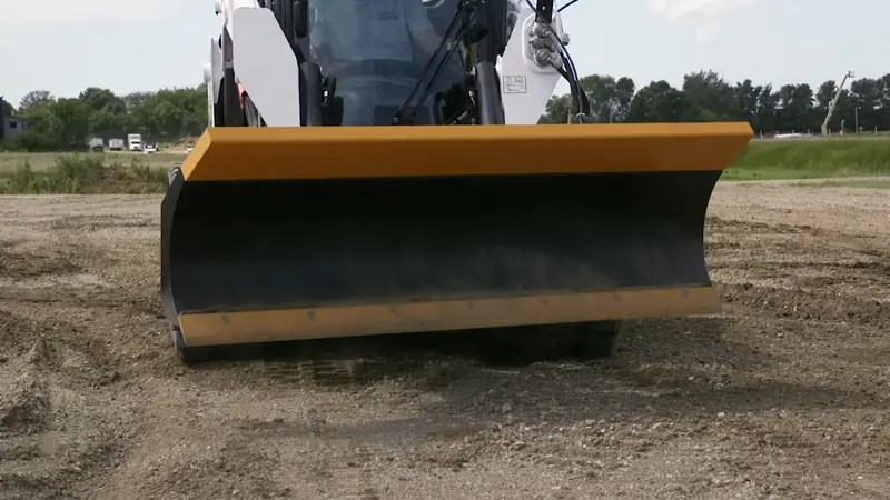 Hitchdoc 6-Way Dozer Blade | Heavy Duty Series | Width 72”-96” Inches | Hydraulic Flow Rate 18-25 Gpm | For Skid Steers 1