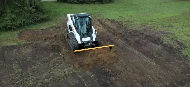Hitchdoc 6-Way Dozer Blade | Standard Series | Width 72”-96” Inches | Hydraulic Flow Range 18-25 Gpm | For Skid Steers 1
