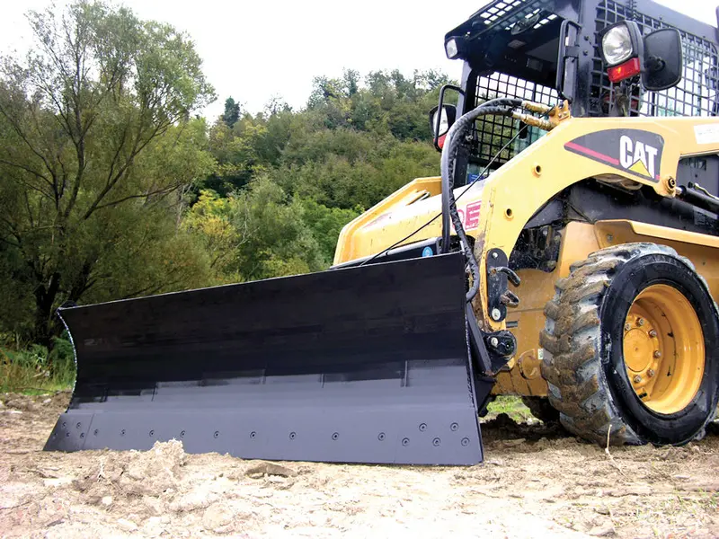 Hitchdoc Hydraulic Angle Blade | Standard Series | Width 4' To 8' Ft | Horsepower 50 Hp | For Skid Steers 1