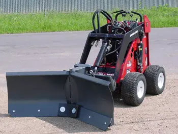 Hitchdoc Kwik Heavy Duty Professional V-Blade (With Float) | Width 72”-108” Inches | Horsepower 50+ Hp | For Skid Steers 1