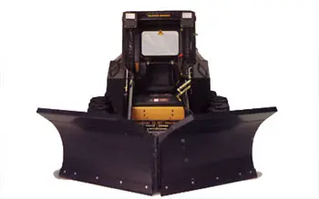 Hitchdoc Kwik Heavy Duty Professional V-Blade (With Float) | Width 72”-108” Inches | Horsepower 50+ Hp | For Skid Steers 3