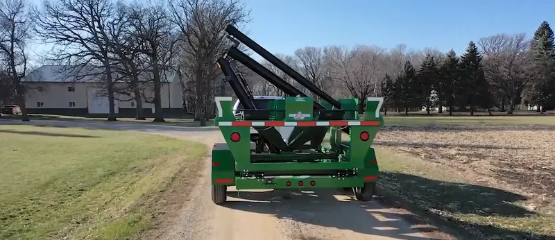 Hitchdoc Travis Box Seed Cart | 4000 Series (Gooseneck Hitch) | Width 101" Inches | Horsepower 8 Hp | For Tractors & Loaders 1