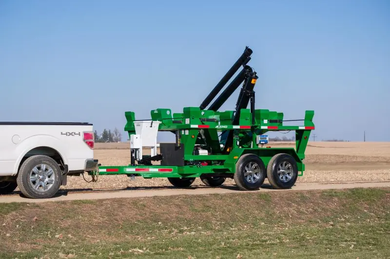 Hitchdoc Travis Box Seed Cart | 4000 Series (Skid Hitch) | Width 101" Inches | Horsepower 8 Hp | For Tractors & Loaders 1