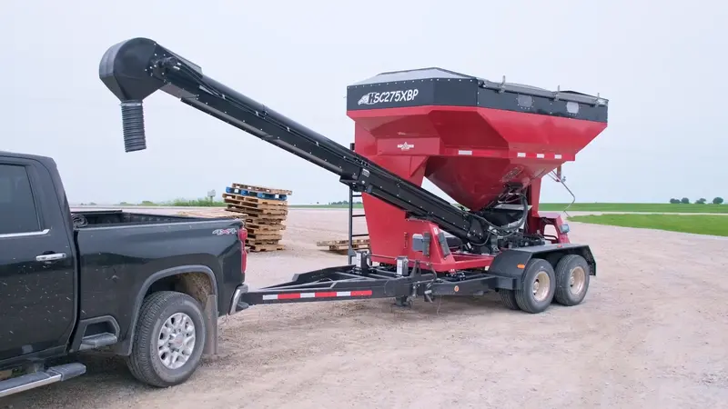 Hitchdoc Travis Bulk Cart | Gooseneck 375 Series (Auger Model) | Width 101" Inches | Horsepower 13 Hp | For Tractors & Loaders 1