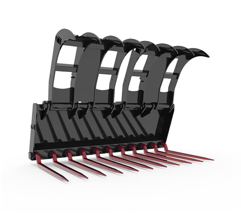 Hla Attachment Debris Brush Grapple Less Loader Mount | Model Grapple 66 To 96 | 66" To 96" Width | For Tractor 9