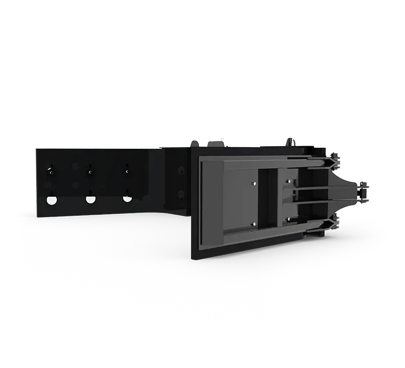 Hla Attachment Hydraulic Adjustment Rubber Scraper/ Box Blade Less Mount | Model Rshy815/916 | 8' / 9' Width | For Tractor 1
