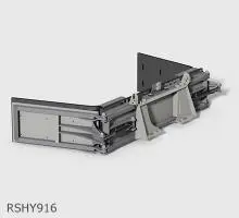 Hla Attachment Hydraulic Adjustment Rubber Scraper/ Box Blade Less Mount | Model Rshy815/916 | 8' / 9' Width | For Tractor 6