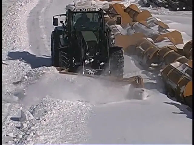 Hla Attachment Snow Blade Less Frame | Rubber Edge | Model 3000 Series | 6'-10' Multiple Width | For Tractor 4