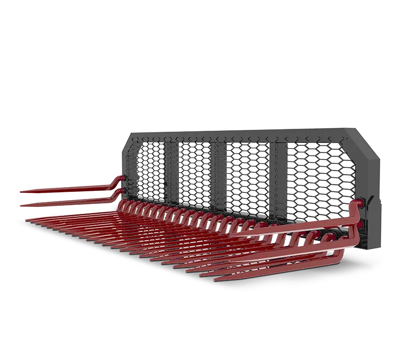 Hla Attachment Stone Fork With Kverneland Tines Less Mount | 60"To 120" Multiple Width |  For Tractor 1