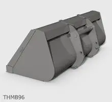 Hla Attachment Telehandler Bucket With Cat/Sky/Volvo/Jrb Mount | 84", 96", 108" Size | For Tractor 1