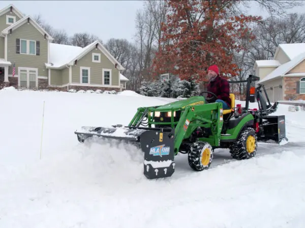 Hla Attachments 2500 Series Snow Pusher Less Frame/Mount | Width 72", 84" & 96" Inches | Horsepower 30-50 Hp | For Tractors 1