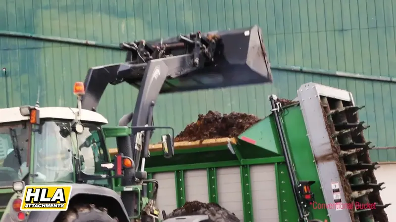 Hla Attachments High Dump High Volume Bucket Less Mount | Width 60", 66", 72", 78", 84" & 96" | For Excavator/Skid Steer 2