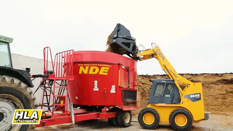 Hla Attachments High Dump High Volume Bucket Less Mount | Width 60", 66", 72", 78", 84" & 96" | For Excavator/Skid Steer 3