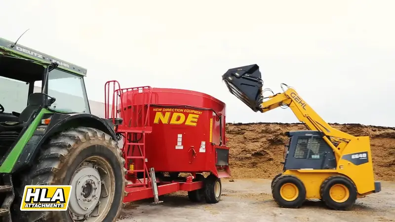 Hla Attachments High Dump High Volume Bucket Less Mount | Width 60", 66", 72", 78", 84" & 96" | For Excavator/Skid Steer 7