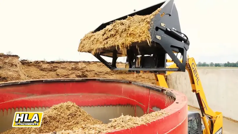 Hla Attachments High Dump High Volume Bucket Less Mount | Width 60", 66", 72", 78", 84" & 96" | For Excavator/Skid Steer 8