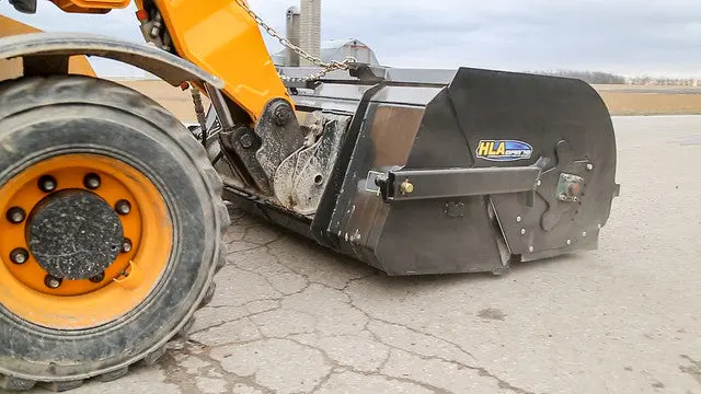 Hla Attachments Hydraulic Rotary Pick-Up Broom With Skid Steer Mount | Width 72", 84" And 96" Inches | For Skid Steer 1