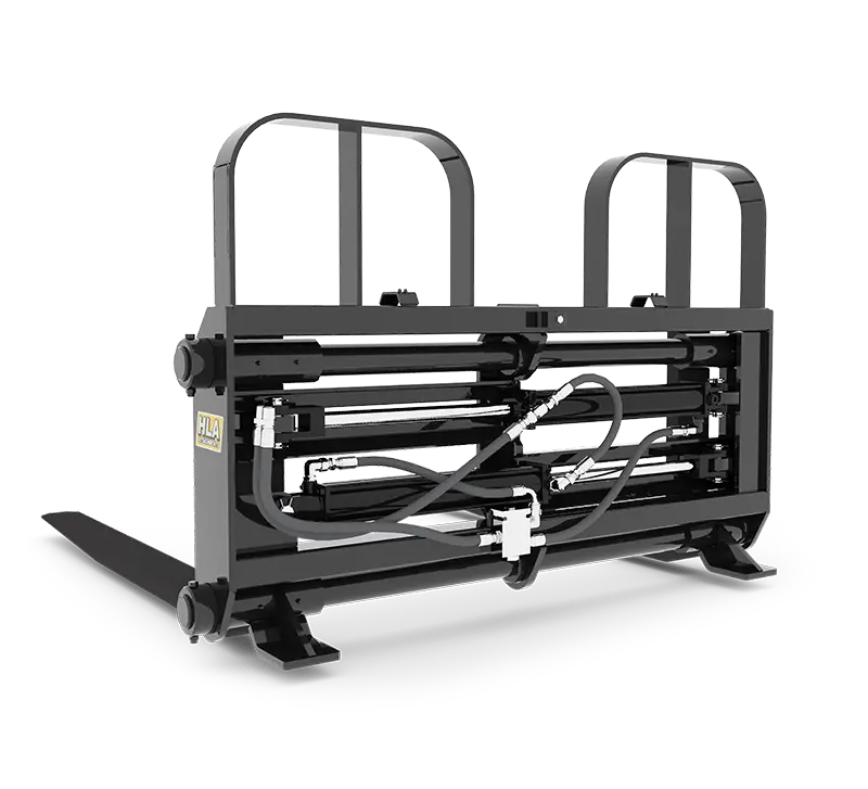 Hla Attachments Power Tine Pallet Fork 7500# Less Mount | Model 48", 54", 60" Pallet Fork | 48"-54"-60" Fork Length | For Loader 1