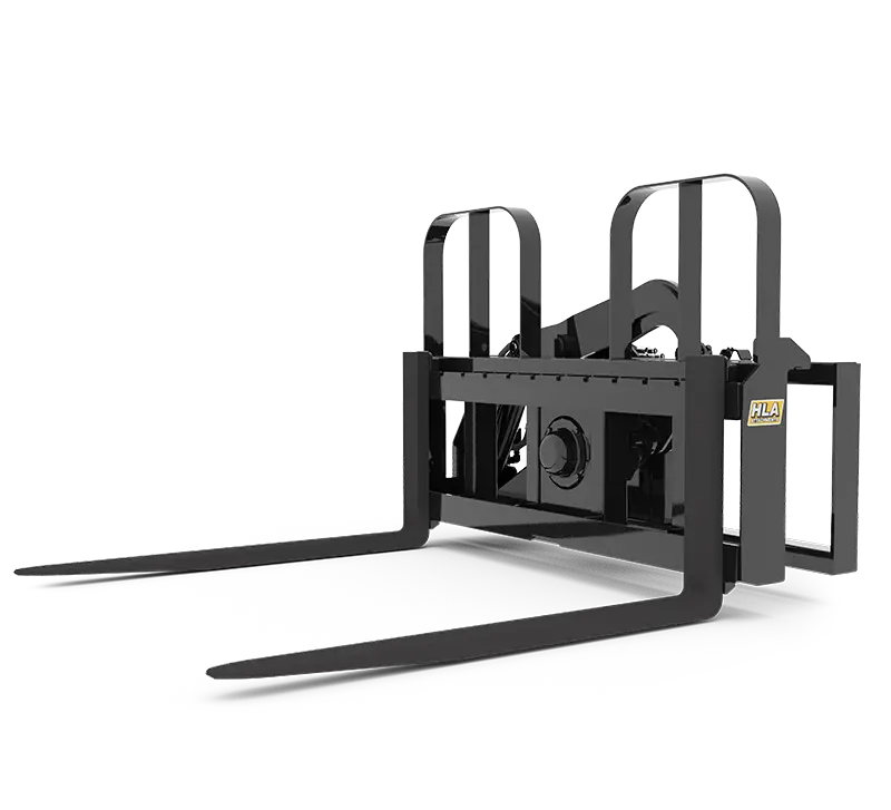 Hla Attachments Rotating Pallet Fork Less Mount & Tines | Model 4200# & 5500# | For Loader 3