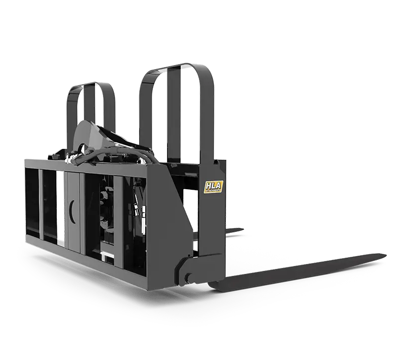Hla Attachments Rotating Pallet Fork Less Mount & Tines | Model 4200# & 5500# | For Loader 4