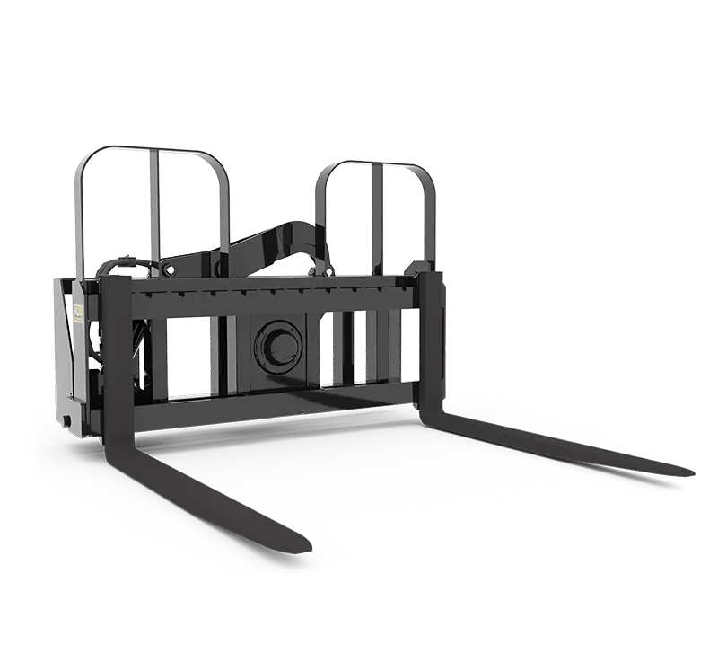 Hla Attachments Rotating Pallet Fork Less Mount & Tines | Model 4200# & 5500# | For Loader 5