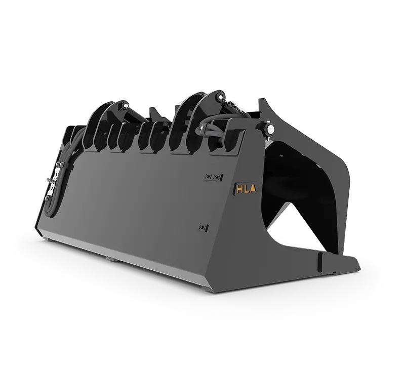HLA Scrap Grapple Bucket for Skid Steer – 54″ to 78″ Width, No Mount Included