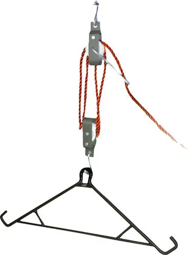 Hme Skinning Gambrel & Hoist | Pulley Ratio 4:1 | Gambrel Size 3/8″ Diameter 1
