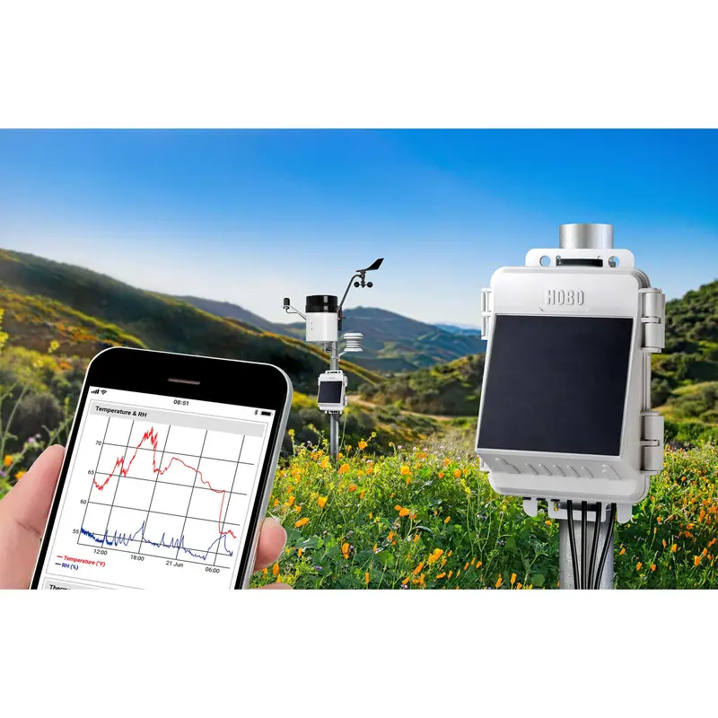 Hobo® | Microrx Weather Station With Solar | Environmental Monitoring 1