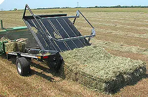 Hoelscher Inc. Bale Accumulator With Universal Wagon Hitch | 10 Bale Capacity | 50-100 Hp | For Tractor 1