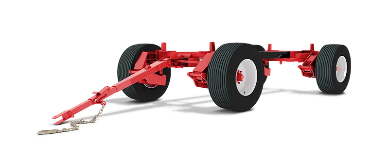 Horst Wagons 4-Wheel Wagon Gear | Model 285Rf (15 Ton) | Standard Reach Length 10' Ft | Wheelbase Adjustable 10' 7" - 12' 1" | For Agricultural Hauling & Forage/Grain Box Applications 1