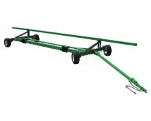 Horst Wagons CHC Series Draper Header Carrier – 2-Wheel Steer, 26–36 Foot Top Rails, 60–80 HP Recommended