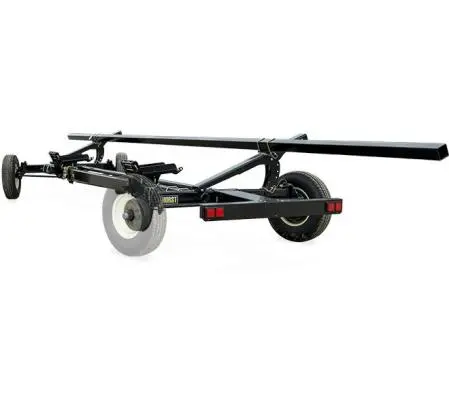 Horst Wagons CHCFE Contour Draper Header Carrier – Enhanced 4-Wheel Steer Design, 31–46 Foot Rails, ~80 HP Match