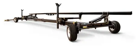 Horst Wagons SHCF36/SHCF45 Swather Draper Header Carrier | 36′ & 45′ Top-Rail Wheelbase | 80 HP Tractor Ready