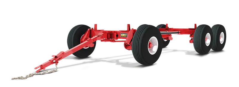 Horst Wagons Tandem Wagon Gear – 18 Ton | Model 325 | 11′ Reach Length | Track Width 86″–95″ | Adjustable Wheelbase 8' 8" - 11' 2" | For Agricultural Hauling &Amp; Forage/Grain Box Applications 1
