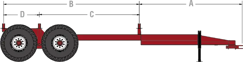 Horst Wagons Trailer Chassis | Model Tr505 | Capacity 20 Tons | Spindles Diameter 3" | For Agricultural Transport & Forage/Grain Box Applications 2
